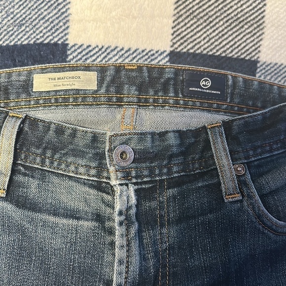 MENS ag adiano goldschmied denim jeans sz 33x34 - Picture 2 of 6